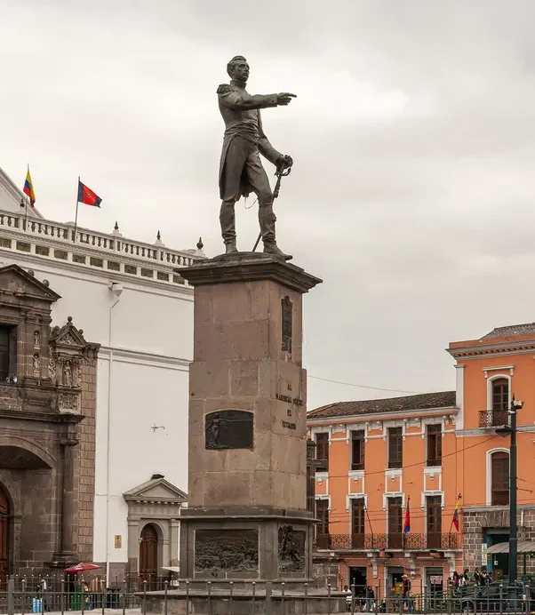 Antonio Jose de Sucre Heykeli - Ekvador Quito Görseli