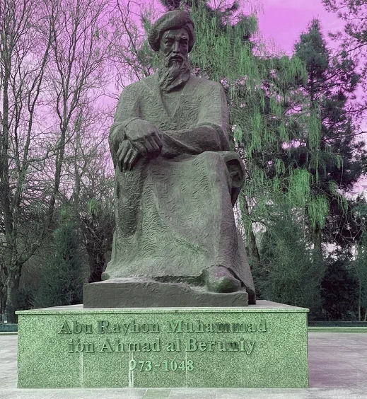 Biruni Statue - Uzbekistan - Tashkent Image