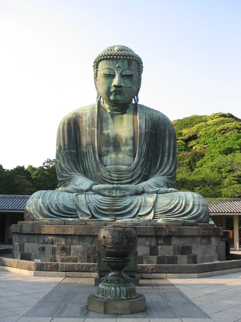 Buda Heykeli - Japonya - Kamakura Görseli