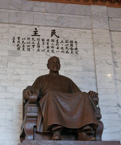 Chiang Kai-shek Heykeli - Tayvan Taipei Görseli