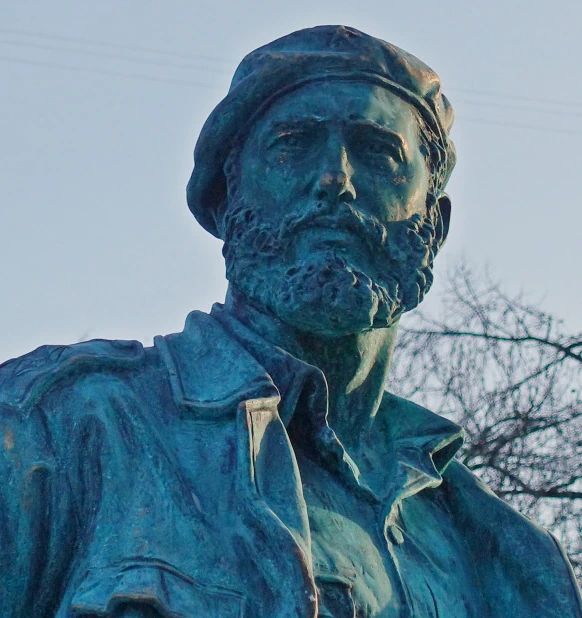 Fidel Castro Heykeli - Küba Havana Görseli