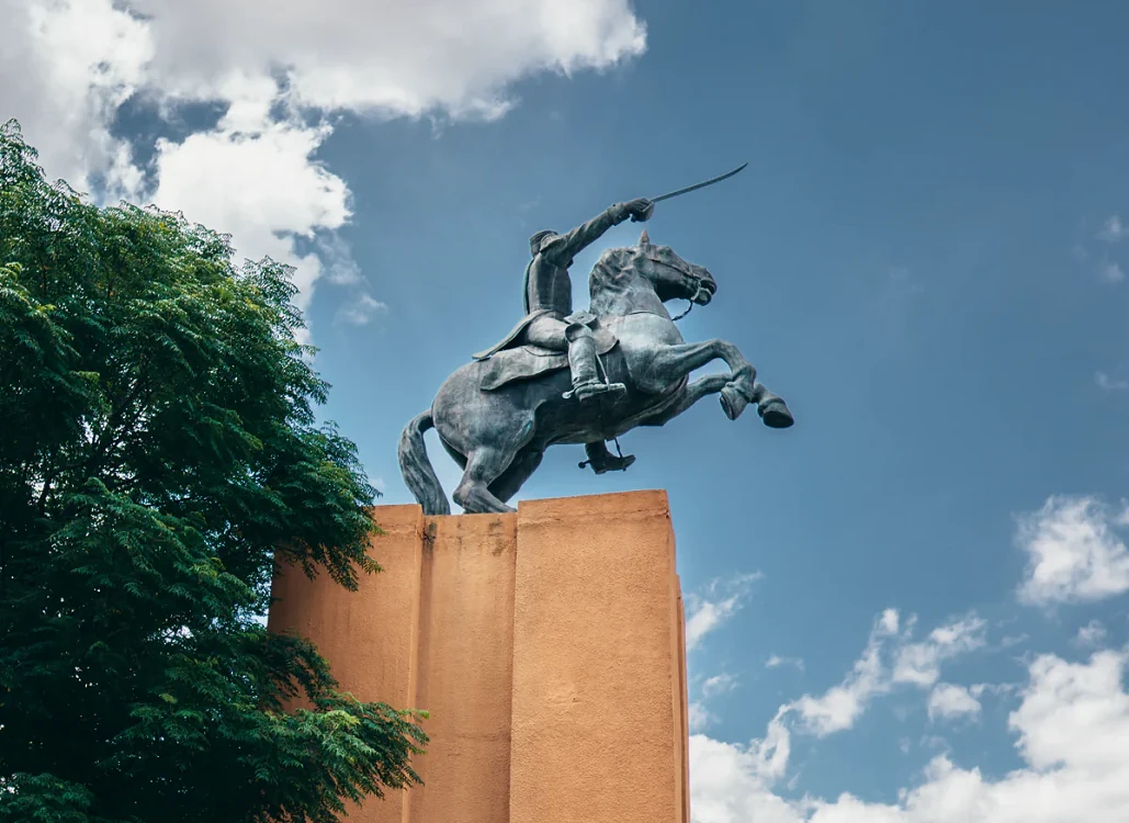 Francisco Solano Lopez Heykeli - Paraguay - Asuncion Görseli