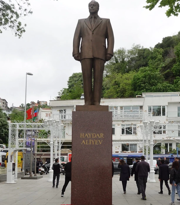 Heydar Aliyev Statue - Azerbaijan Baku Image