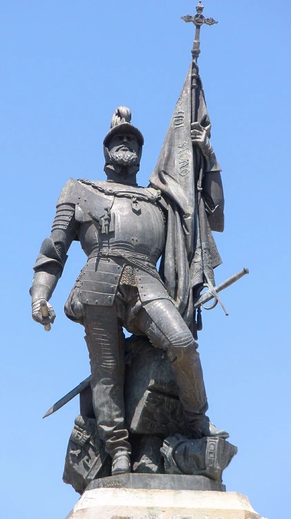 Hernan Cortes Statue – Spain Medellin Image
