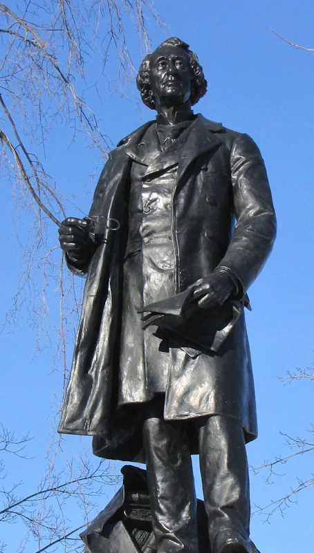 John A. Macdonald Heykeli - Kanada Ottawa Görseli
