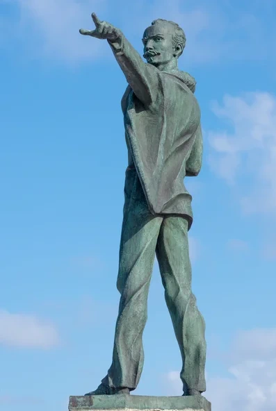 Jose Marti Heykeli - Küba Havana Görseli