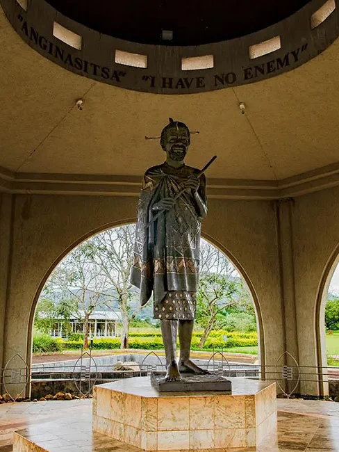 King Sobhuza II Statue - Eswatini Mbabane Image