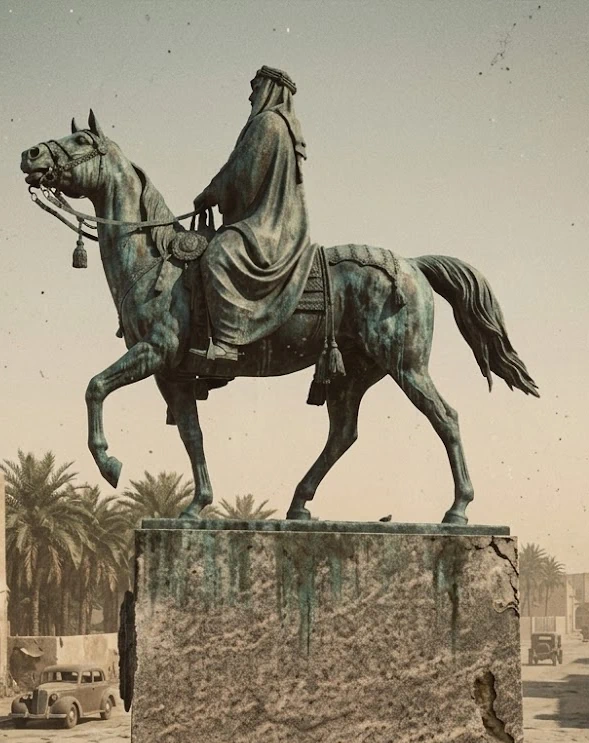 Kral Faysal Heykeli - Irak Bağdat Görseli