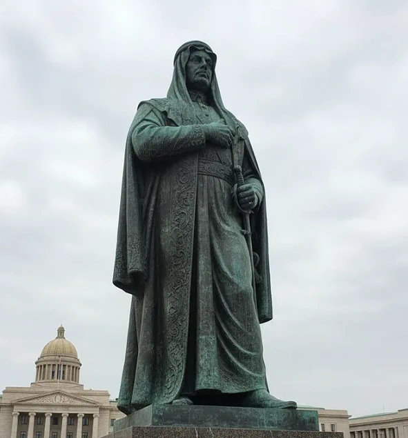 Kral Hamad Heykeli - Bahreyn Manama Görseli