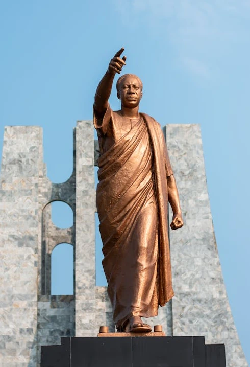Kwame Nkrumah Statue - Ghana Accra Image