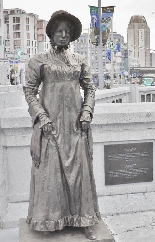 Laura Secord Heykeli - Kanada Queenston Görseli