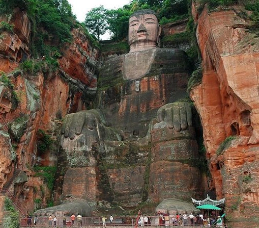 Leshan Büyük Buda Heykeli - Çin Görseli