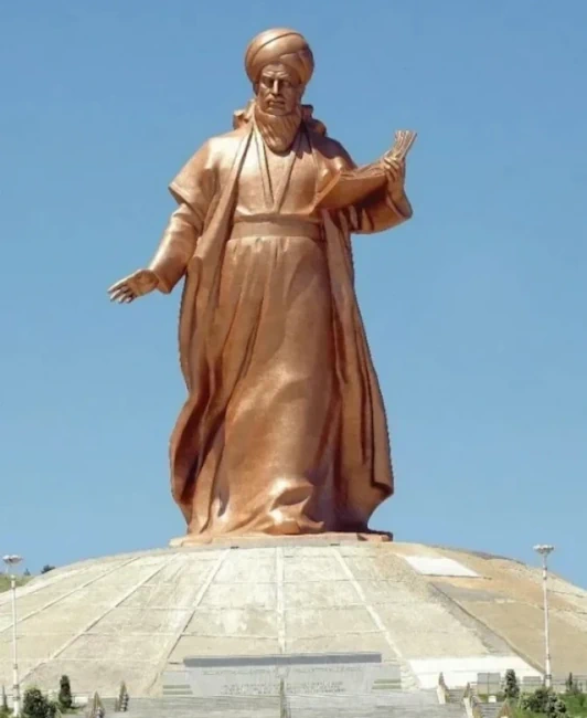 Magtymguly Heykeli - Türkmenistan Aşkabat Görseli