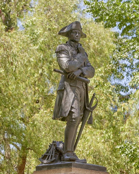 Matthew Flinders Heykeli - Avustralya Adelaide Görseli