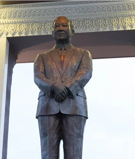 Norodom Sihanouk Heykeli - Kamboçya - Phnom Penh Görseli
