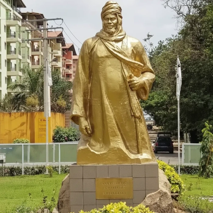 Samori Toure Heykeli - Gine - Konakri Görseli