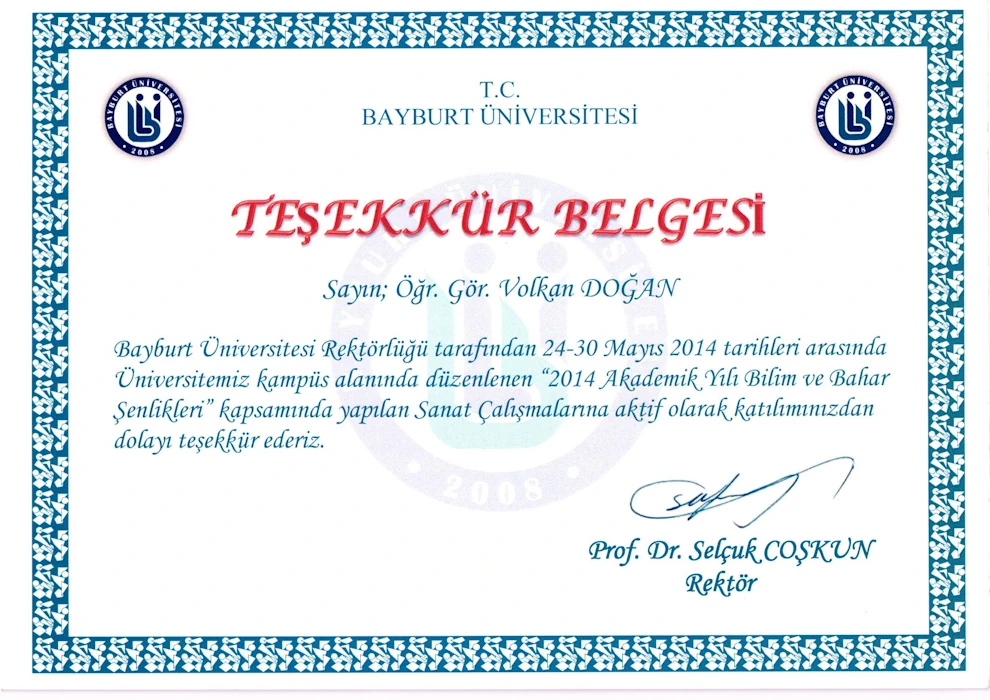 Bayburt Üniversitesi Bahar Şenlikleri Sanat Çalışmaları