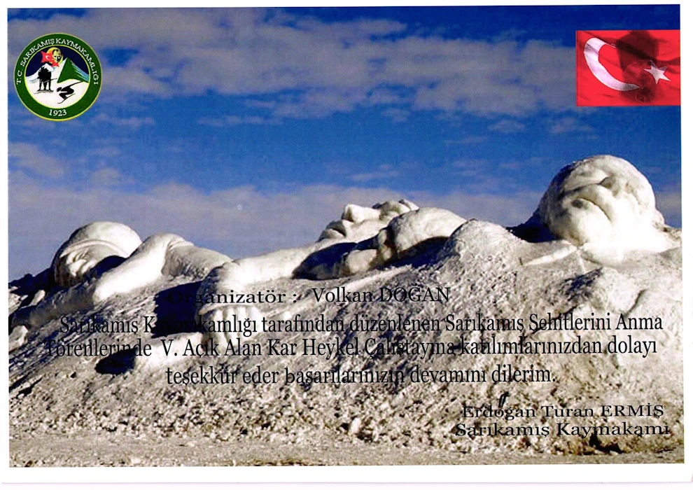 Sarıkamış V. Açık Alan Kar Heykel Çalıştayı Organizatör 2014