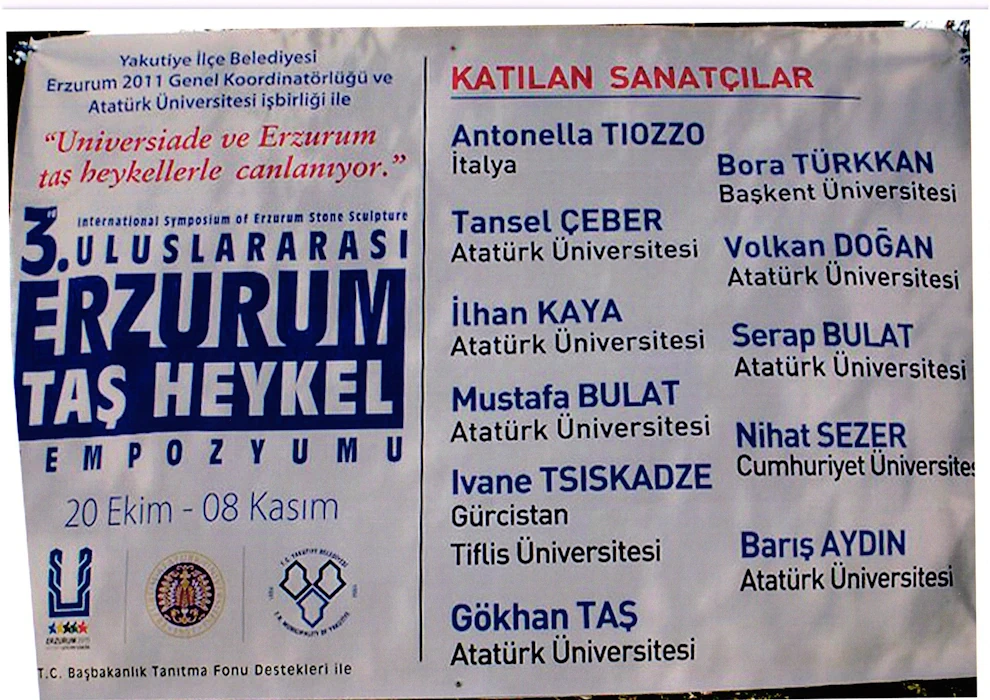 3. Uluslararası Erzurum Taş Heykel Sempozyumu 2011
