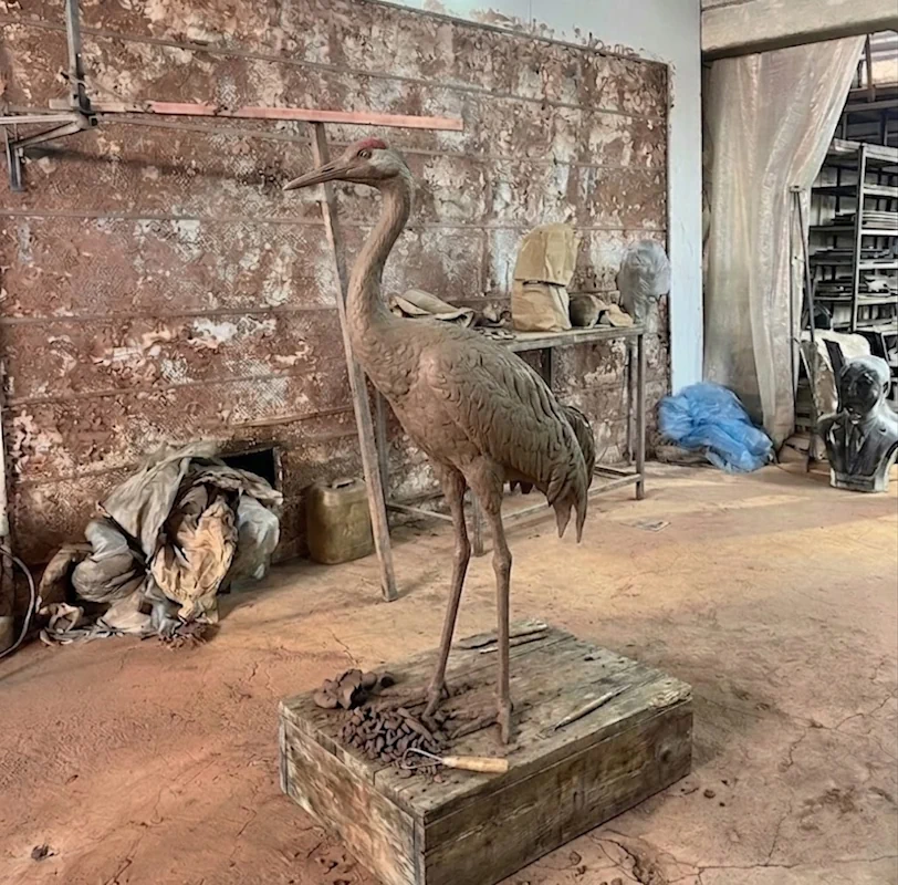 Barış Turna Kuşu Heykeli Görseli