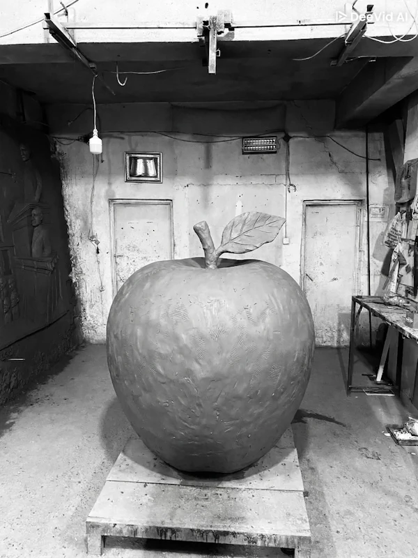 Elma Heykeli Görseli