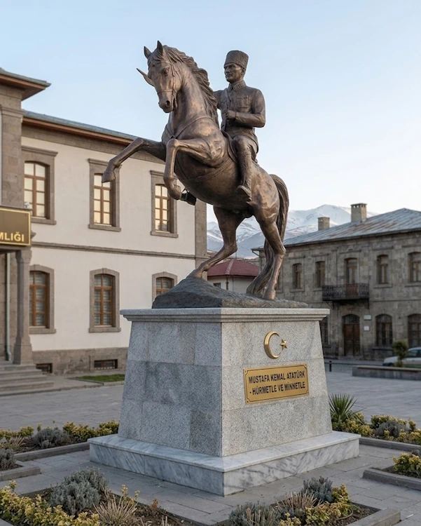 Public Sculpture, Atatürk Monument Production Image