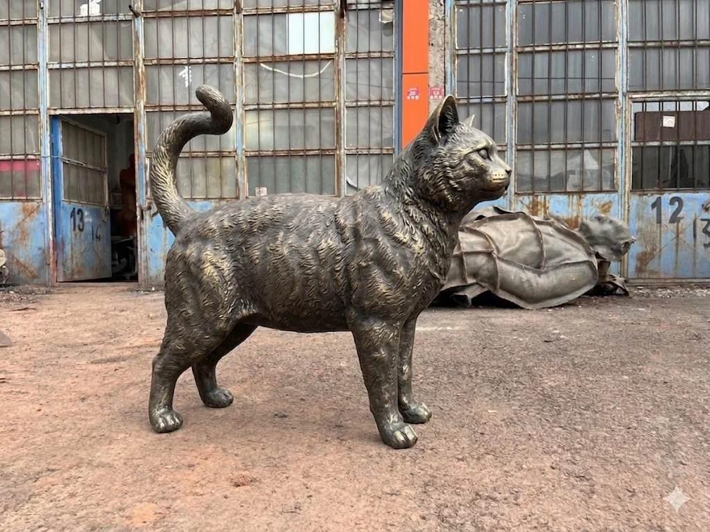 Kedi Heykeli Görseli