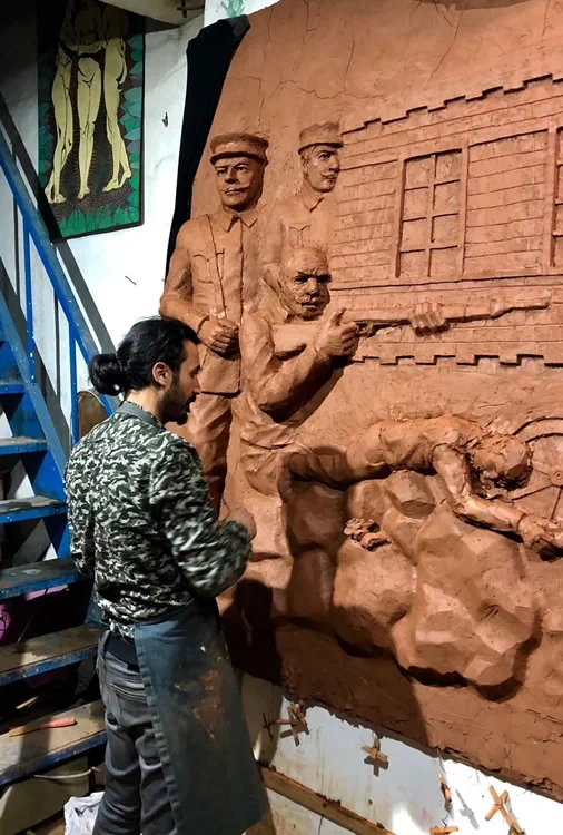 Clay Relief Work Image