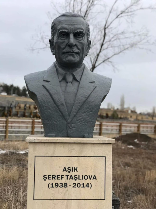 Bust Sculptures of Folk Poets Installation by Bust Sculptures