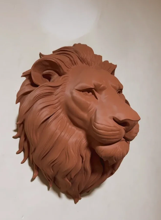 Lion Mask Side Profile View