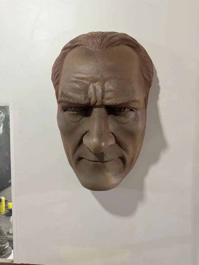 Ataturk Mask Installation by Ataturk Sculptures