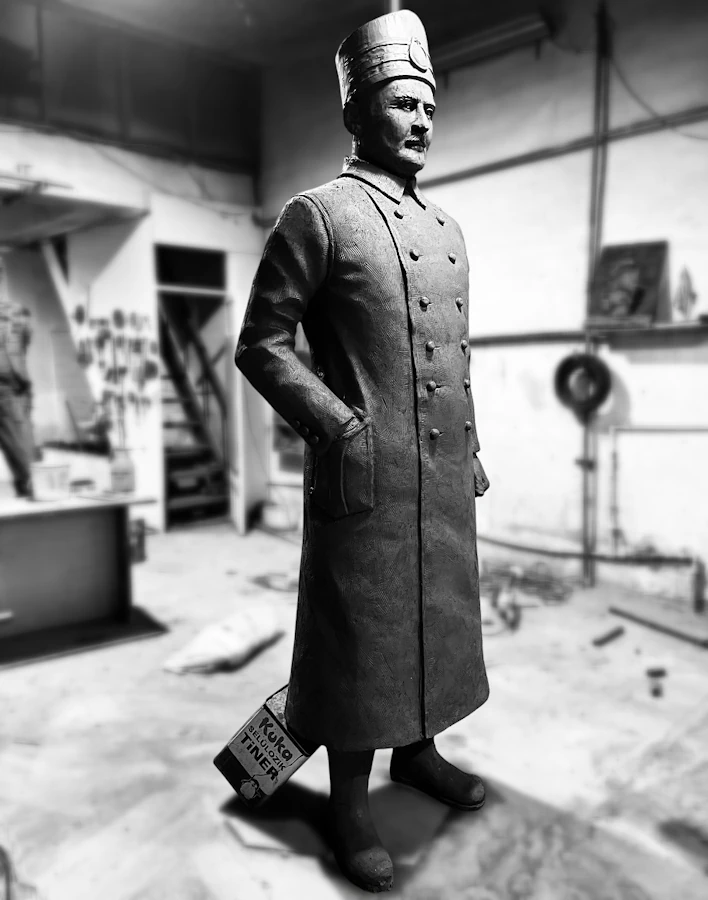 Kazim Karabekir Statue Side Profile View
