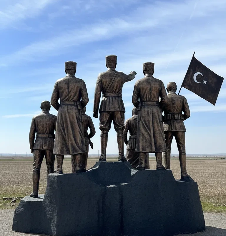 Savaş Anıt Heykeli Kurulum Anıt Heykeller