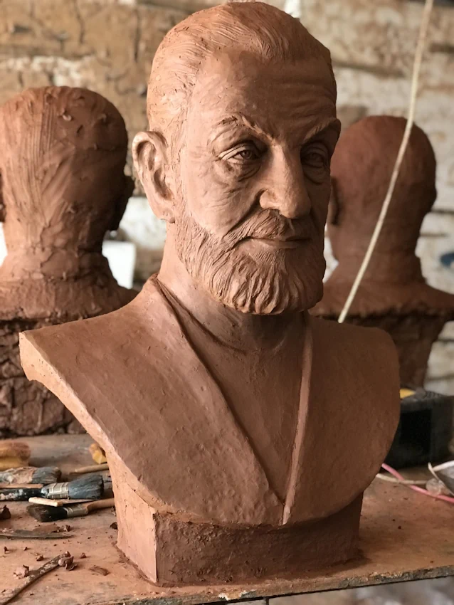 Necip Fazil Kisakurek Sculpture Installation by Bust Sculptures