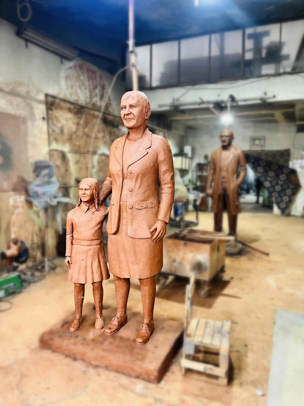 Different Models and Designs of the Turkan Saylan Statue