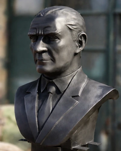 Atatürk bust for schools with detailed craftsmanship and quality material