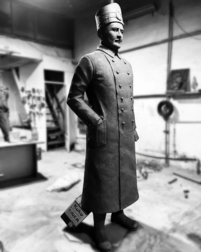 Kazim Karabekir Fiberglass Statue Manufacturing Monument Design