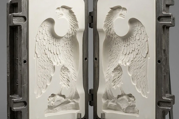 Büyük ölçekli heykel kalıbı alma ve fiberglas döküm üretimi