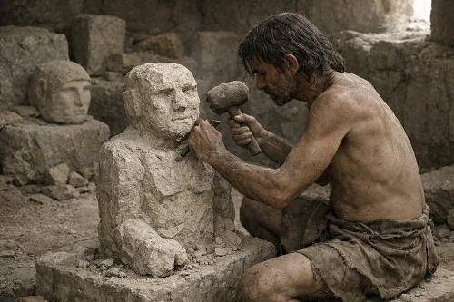 Eski Çağlarda Heykel Nasıl Yapılıyordu