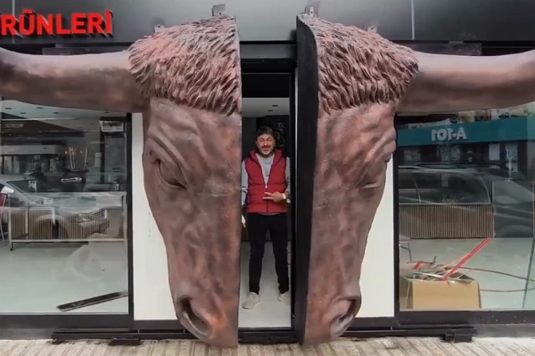 Atölyede yapılan dekorasyon heykel modelleri